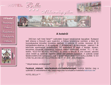 Tablet Screenshot of hotelbella.hu